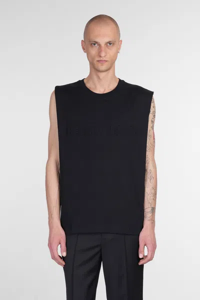 Helmut Lang Tank Top In Black Cotton