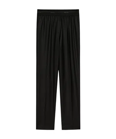 Helmut Lang Tapered Casual Pants In Black