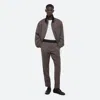 Helmut Lang Tapered Pull-on Trousers In Light Brown Melange