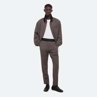 Helmut Lang Tapered Pull-on Trousers In Brown