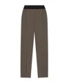 Helmut Lang Tapered Trousers In Brown