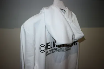 Pre-owned Helmut Lang "taxi" Limited Edition Hoodie In White