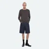 Helmut Lang Textured Crew In Black