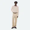 Helmut Lang Textured Crew In Gray