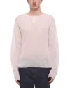 Helmut Lang Textured Henley In Pink