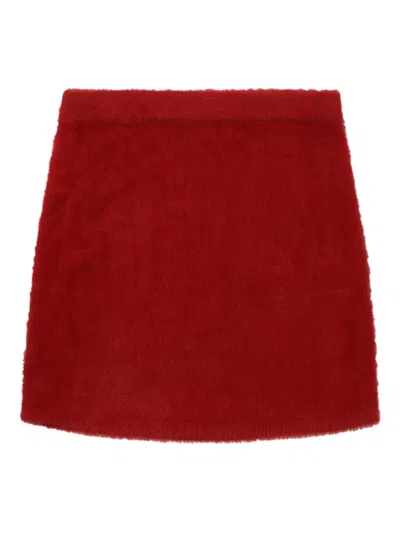 Helmut Lang Textured Mini Skirt In Multi