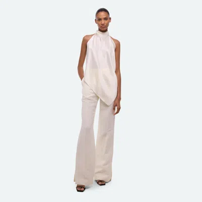Helmut Lang Tie Scarf Top In Ivory