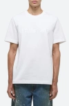 HELMUT LANG HELMUT LANG TONAL EMBROIDERED LOGO T-SHIRT