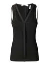 Helmut Lang Pima Cotton And Modal-blend Jersey Tank In Black