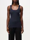 HELMUT LANG TOP HELMUT LANG WOMAN COLOR BLUE,F80174009