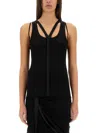 Helmut Lang Top "racer" In Black