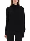 Helmut Lang Top With Scarf In Black