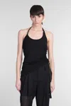 Helmut Lang Topwear In Black Wool And Polyester In Black