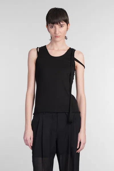 Helmut Lang Topwear In Black Cotton