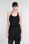 Helmut Lang Topwear In Black Wool And Polyester In Black