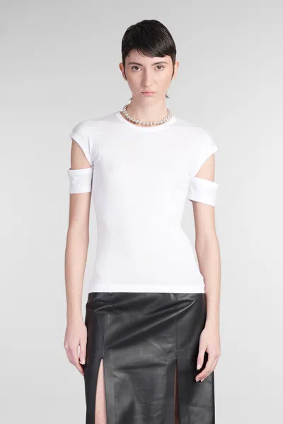HELMUT LANG TOPWEAR IN WHITE COTTON
