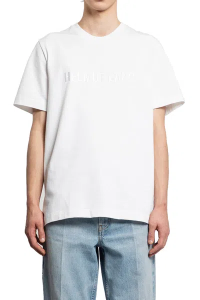 Helmut Lang Item O-neck Short-sleeved T-shirt In Optic White