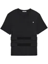 Helmut Lang Touch-strap T-shirt In Black