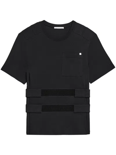 Helmut Lang Touch-strap T-shirt In Black