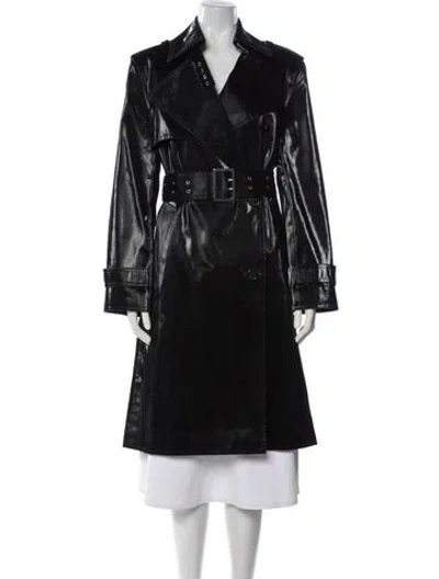 Pre-owned Helmut Lang Trench Coat In Black