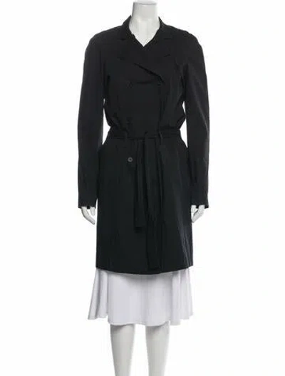 Pre-owned Helmut Lang Trench Coat In Gray