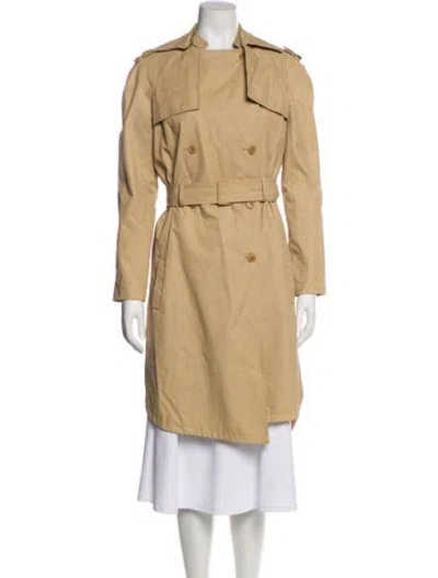 Pre-owned Helmut Lang Trench Coat In Neutral