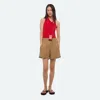 Helmut Lang Trench Pull-on Short In Brown