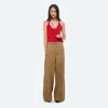 Helmut Lang Trench Pull-on Trouser In Brown