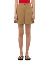 Helmut Lang Trench Pull-on Short In Brown