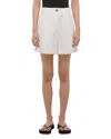 Helmut Lang Trench Shorts In White