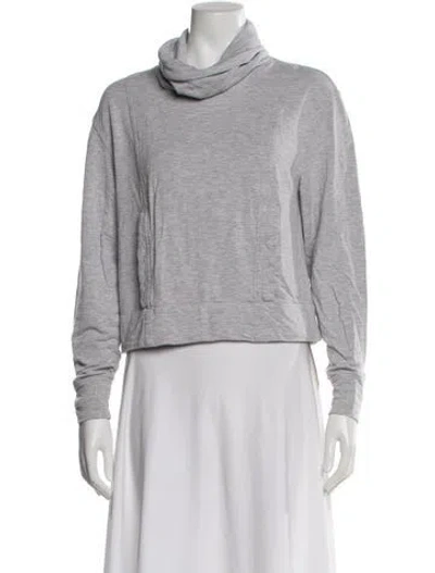 Pre-owned Helmut Lang Turtleneck Long Sleeve Sweatshirt In Gray