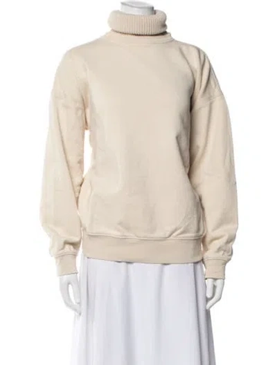Pre-owned Helmut Lang Turtleneck Long Sleeve Sweatshirt In Neutral