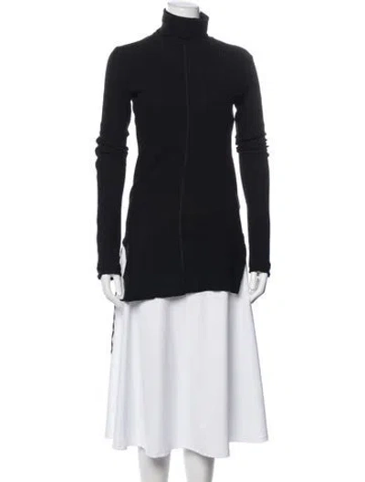 Pre-owned Helmut Lang Turtleneck Long Sleeve Top In Black