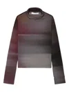 Helmut Lang Turtleneck Long-sleeved T-shirt In Purple