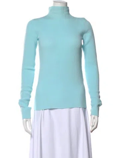 Pre-owned Helmut Lang Turtleneck Sweater In Blue