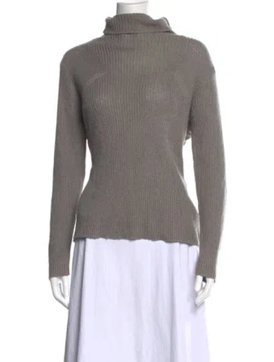 Pre-owned Helmut Lang Turtleneck Sweater In Gray
