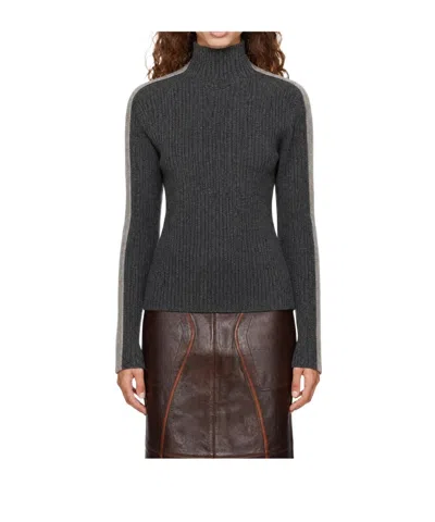 Helmut Lang Turtleneck Sweater In Gray