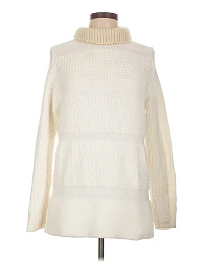 Pre-owned Helmut Lang Turtleneck Sweater In Ivory