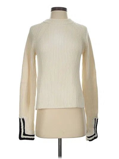 Pre-owned Helmut Lang Turtleneck Sweater In Ivory