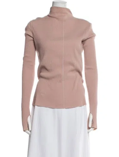 Pre-owned Helmut Lang Turtleneck Sweater In Pink