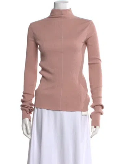 Pre-owned Helmut Lang Turtleneck Sweater In Pink
