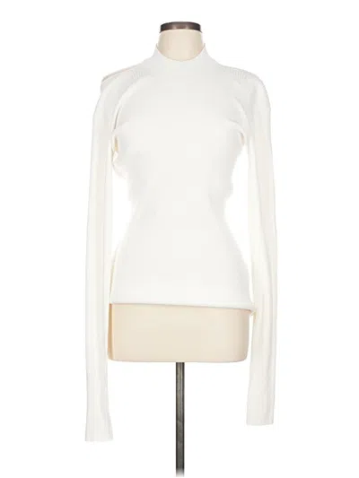 Helmut Lang Turtleneck Sweater In White