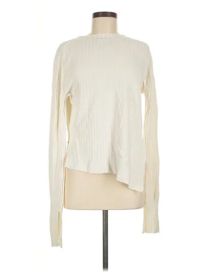 Pre-owned Helmut Lang Turtleneck Sweater In White