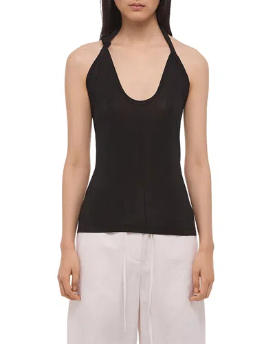 Helmut Lang Twist Dancer Top In Black