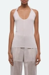 Helmut Lang Twist Dancer Top In Gray