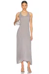 Helmut Lang Twist-back Ribbed Tank Dress
