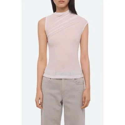 Helmut Lang Twist Sheer Tank In Neutral