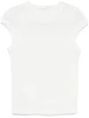Helmut Lang Twisted Sheer T-shirt - Women's - Cotton In White