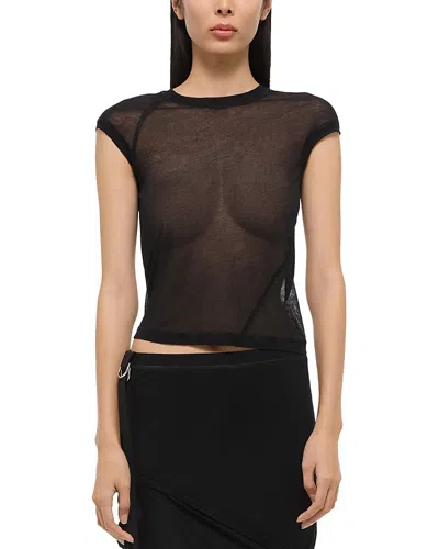 HELMUT LANG TWISTED CROP TEE