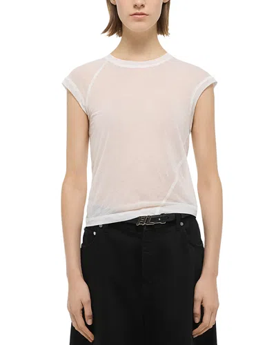 HELMUT LANG TWISTED CROP TEE